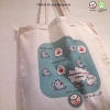 Shopper in cotone naturale ORSO BIPOLARE, i Tettini&reg;.