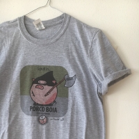 T-shirt Uomo Grigia, PORCO BOIA, i Tettini&reg;.