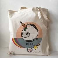 Shopper in cotone naturale UNICO L'UNICORNO, i Tettini&reg;.
