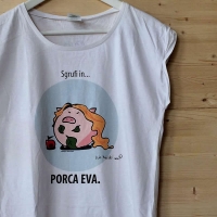 T-shirt Donna PORCA EVA, i Tettini&reg;.