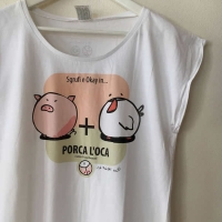 T-shirt Donna PORCA L'OCA, i Tettini&reg;.